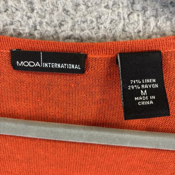 Y2k Linen Sweater Medium Boho Hippie Festival Embellished Sequin Lightweight - Picture 5 of 8